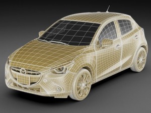 mazda 2 demio Modelo 3D