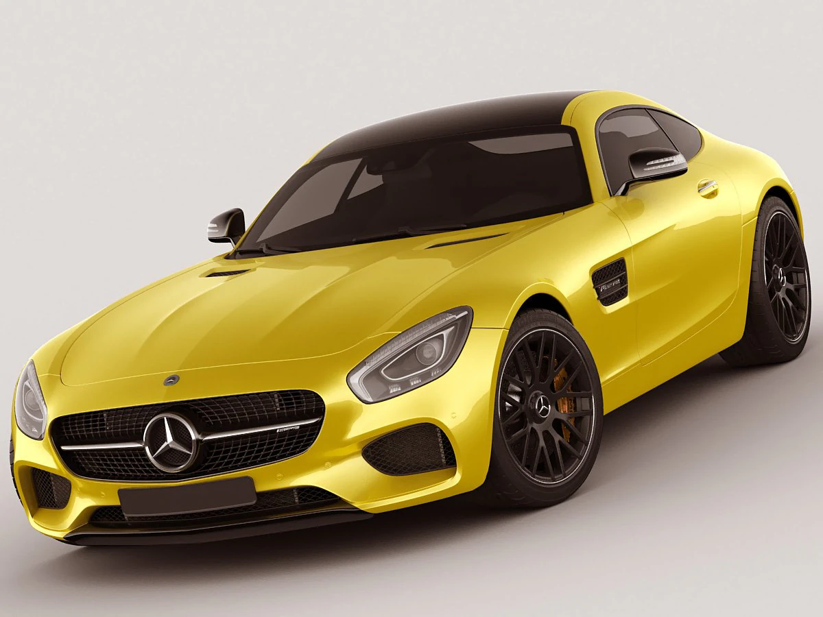 mercedes gt amg 3D Model .c4d .max .obj .3ds .fbx .stl .blend 