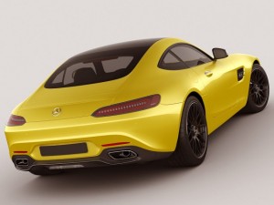 mercedes gt amg Modelo 3D