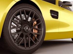 mercedes gt amg Modelo 3D