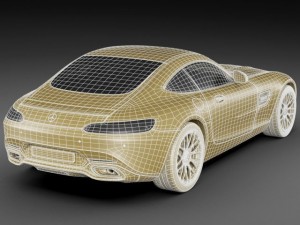 mercedes gt amg Modelo 3D