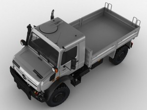 mercedes unimog u4023  u5023 3D 모델