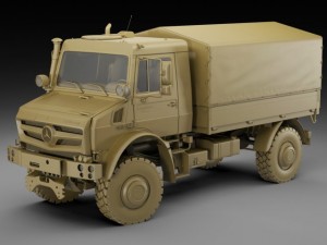 mercedes unimog u4023  u5023 3D 모델