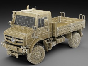 mercedes unimog u4023  u5023 3D 모델