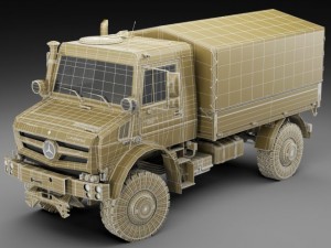 mercedes unimog u4023  u5023 3D 모델