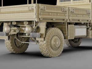 mercedes unimog u4023  u5023 3D 모델
