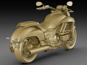 honda valkyrie gold wing f6c 3D Модель