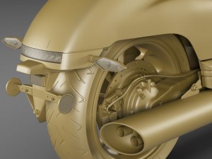 honda valkyrie gold wing f6c 3D Модель