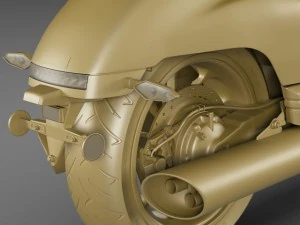 honda valkyrie gold wing f6c 3D Model