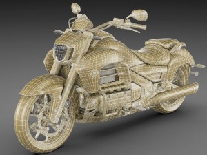 honda valkyrie gold wing f6c 3D Модель