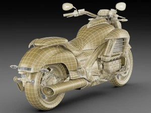 honda valkyrie gold wing f6c 3D Model