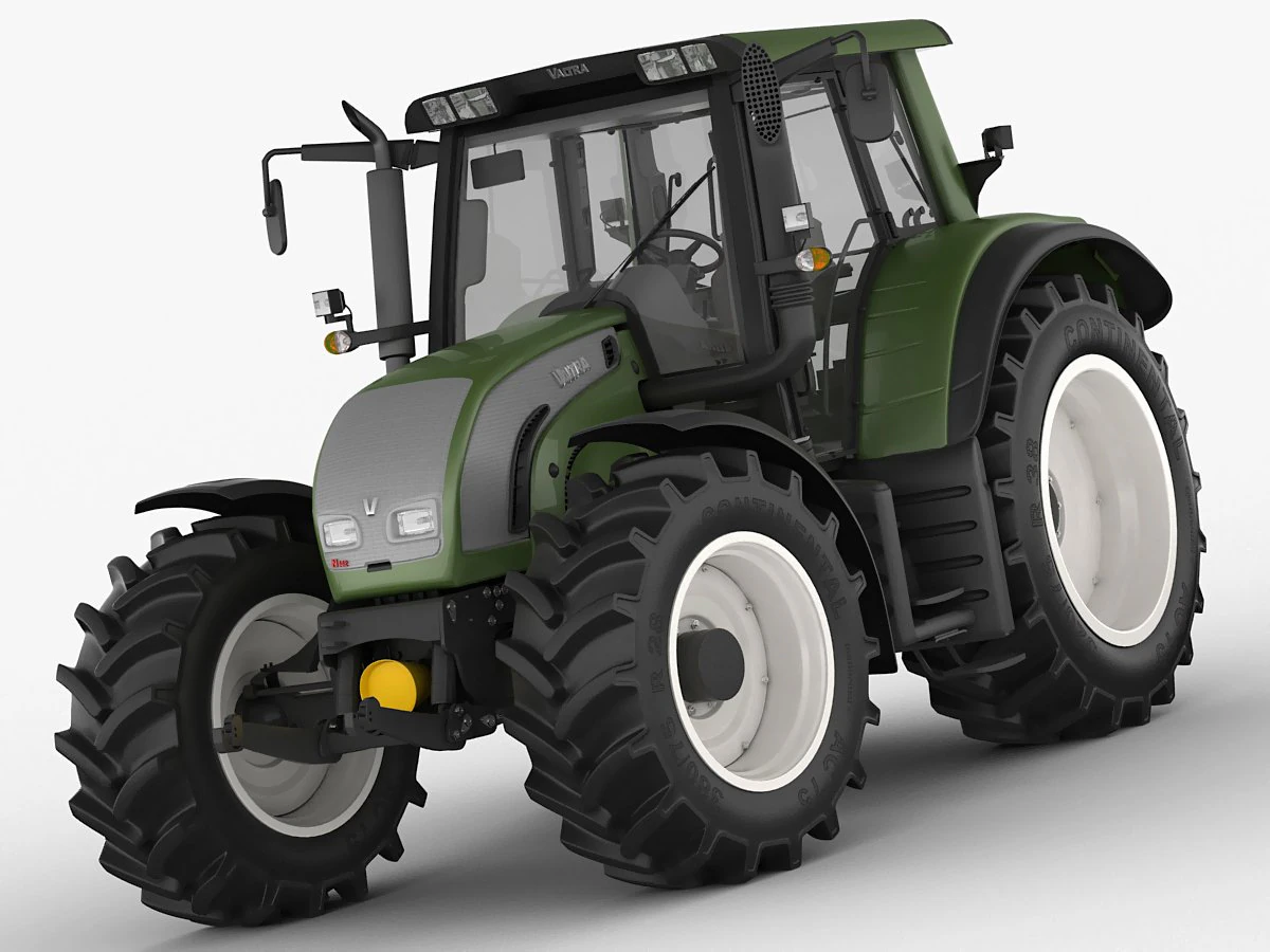 valtra n142 tractor 3D Model .c4d .max .obj .3ds .fbx .stl .blend 