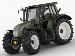 valtra n142 tractor 3D Модель