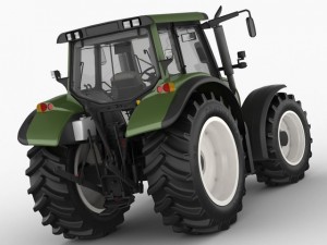 valtra n142 tractor 3D Модель