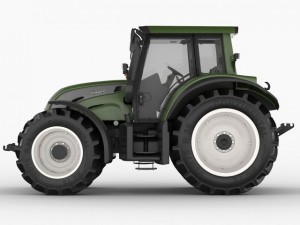 valtra n142 tractor 3D Модель