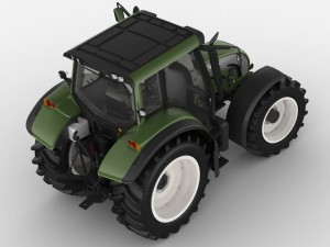 valtra n142 tractor 3D Модель