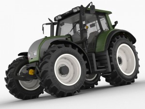 valtra n142 tractor 3D Модель