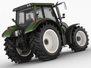 valtra n142 tractor 3D Модель