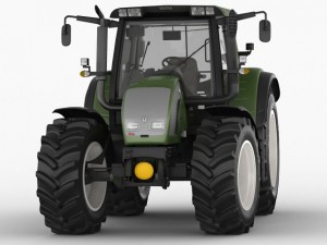 valtra n142 tractor 3D Модель