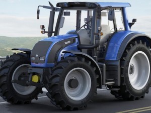 valtra n142 tractor 3D Модель