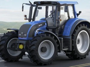 valtra n142 tractor 3D Model