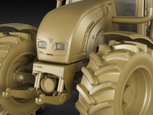 valtra n142 tractor 3D Модель