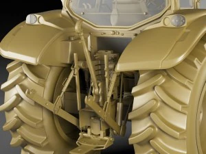 valtra n142 tractor 3D Model