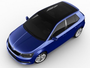 skoda fabia 2015 Modelo 3D
