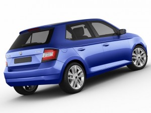 skoda fabia 2015 Modelo 3D