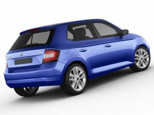 skoda fabia 2015 3D Model