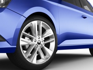 skoda fabia 2015 Modelo 3D