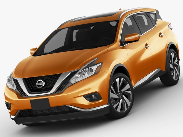 nissan murano 2015 3D Model .c4d .max .obj .3ds .fbx .stl .blend 
