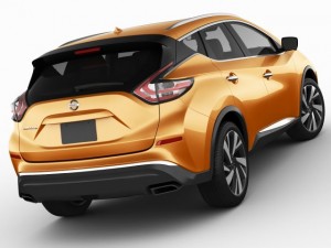 nissan murano 2015 3D Model