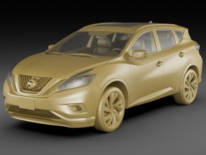 nissan murano 2015 3D Model