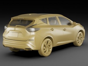 nissan murano 2015 3D Model