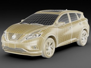 nissan murano 2015 3D Model