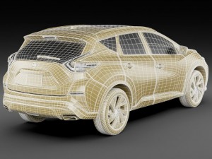 nissan murano 2015 3D Model