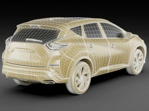 nissan murano 2015 3D Model