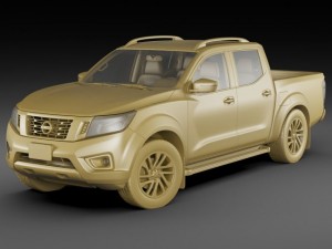 nissan navara  np300  frontier 3D Model