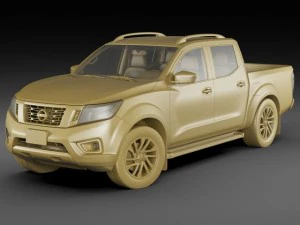 nissan navara  np300  frontier 3D Model