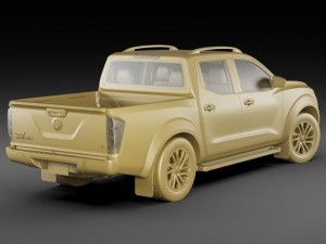 nissan navara  np300  frontier 3D Model