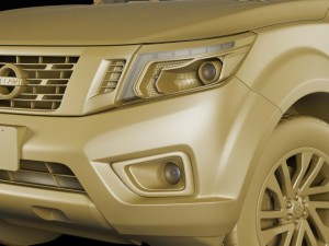 nissan navara  np300  frontier 3D Model