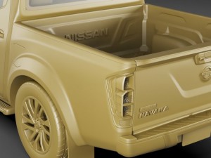 nissan navara  np300  frontier 3D Model