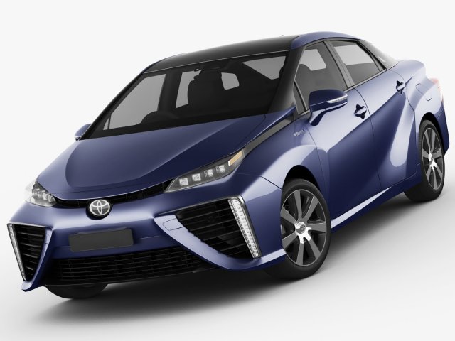 toyota mirai 2015 3D Модель .c4d .max .obj .3ds .fbx .stl .blend 
