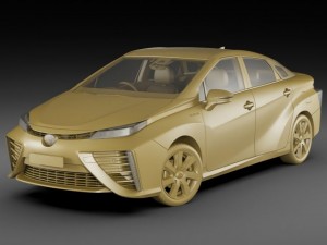toyota mirai 2015 3D Модель