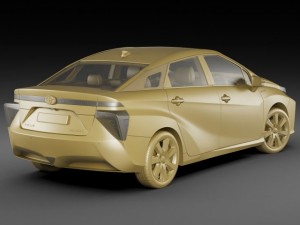toyota mirai 2015 3D Модель