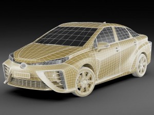 toyota mirai 2015 3D Модель