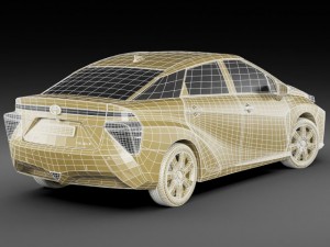 toyota mirai 2015 3D Модель