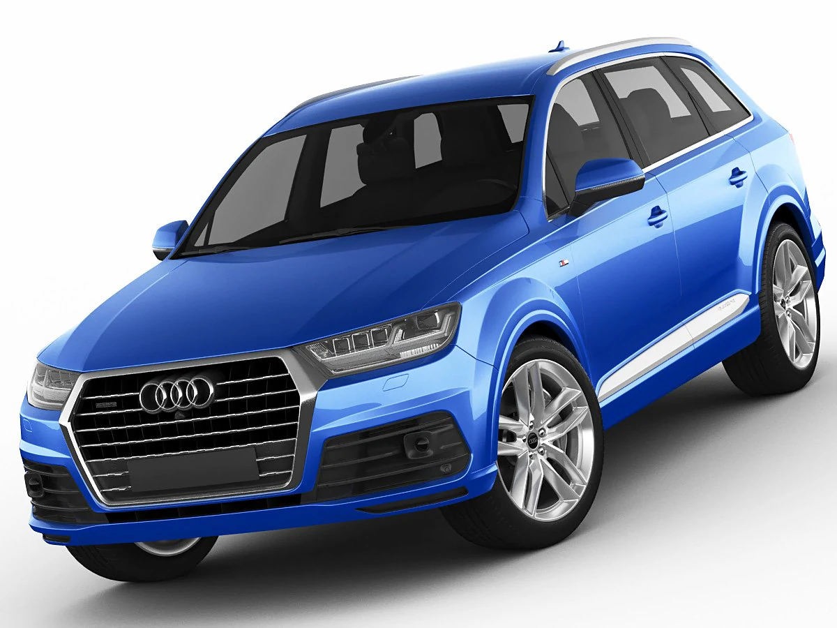 audi q7 2016 3D Model .c4d .max .obj .3ds .fbx .stl .blend 