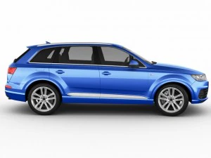audi q7 2016 3D Model